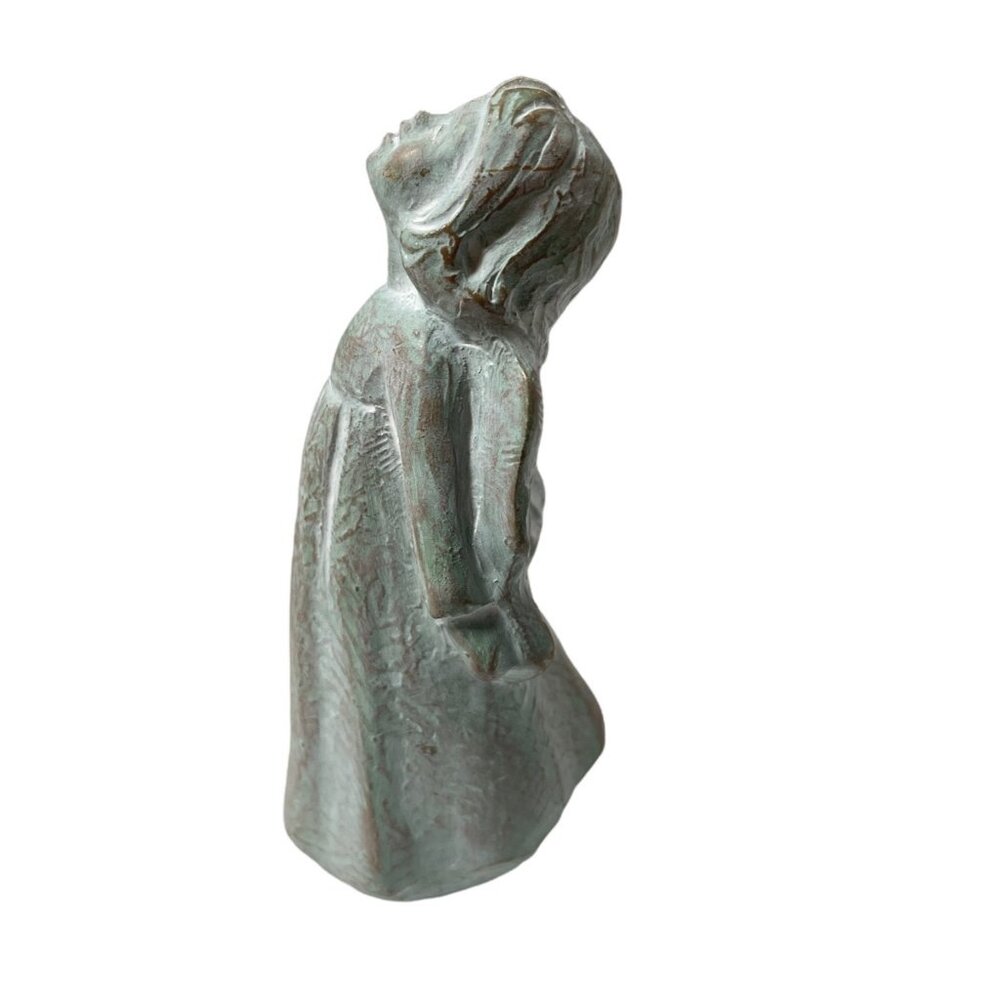 Isabel Bloom 2007 Rejoice Angel Faux Patina Sculpture Figurine Retired - Picture 5 of 7